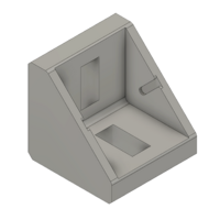 MODULAR SOLUTIONS GUSSET BRACKET 45MM X 45MM WITH STAINLESS STEEL HARDWARE REINFORCEMENT ANGLE